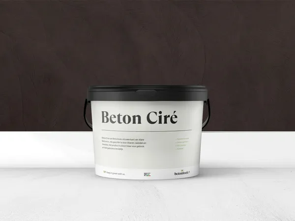 Beton Cire 34 Chocoladebruin stucpasta
