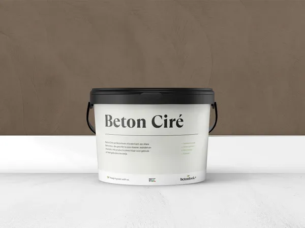 Beton Cire 30 Walnootbruin stucpasta