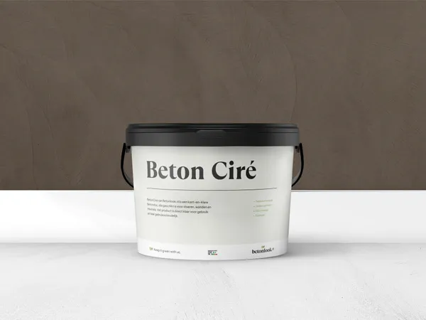 Beton Cire 31 Hazelnootbruin stucpasta