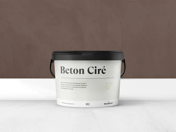 Beton Cire 32 Koffiebruin stucpasta