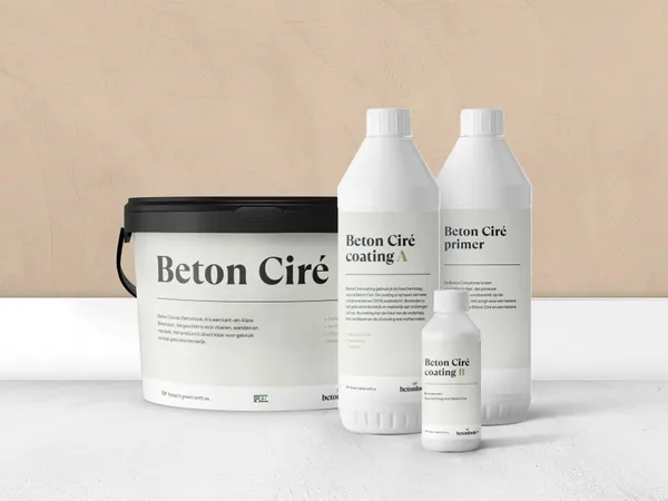 Beton Cire 25 Fluweelroze pakket